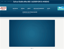 Tablet Screenshot of infinityelectricalireland.com